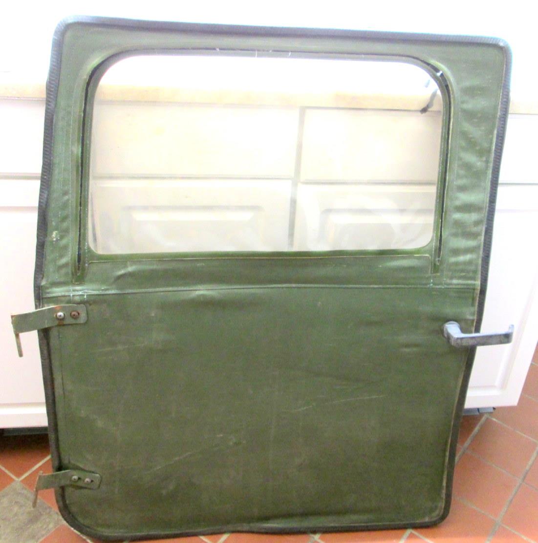 HM-641 | HM-641 Green Front Left Driver Side Soft Top Door HMMWV Update (7).JPG