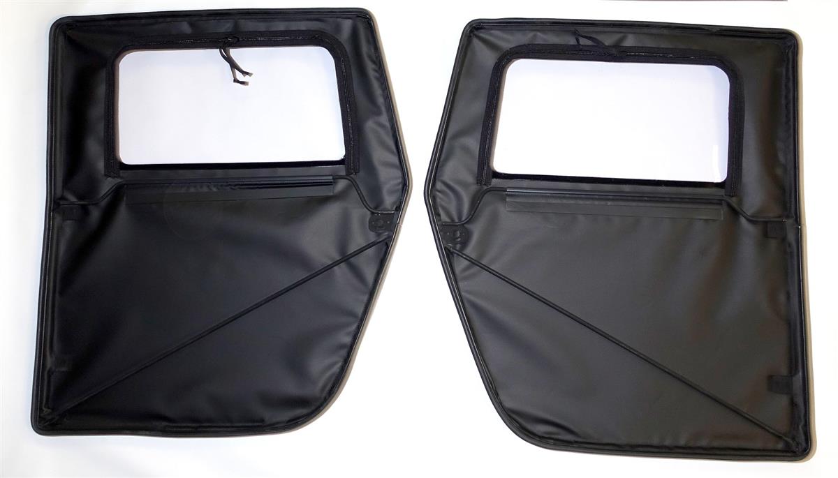 HM-943 | HM-943 Set of 4 HMMWV Soft Doors,Front Black (2) (Large).JPG