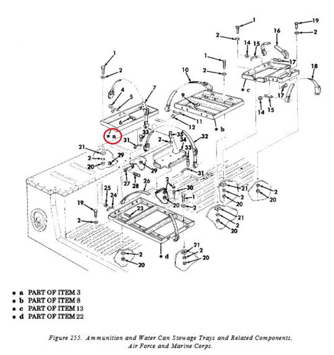 Hm-1070 | Hm-1070  HMMWV Ammo Box Tray Assembly (1).JPG