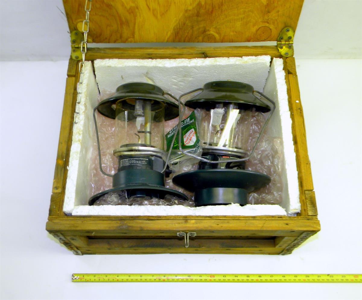 SP-1690 | Lot of 2 Coleman Portable Propane Gas Lantern with Electri Ignition Model 5154B700 USED.  (2).JPG
