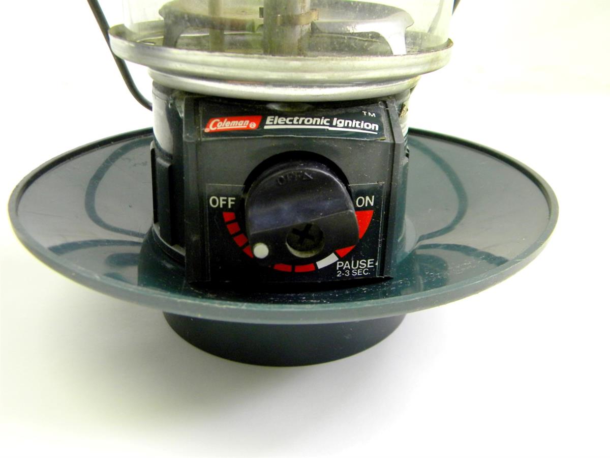 SP-1690 | Lot of 2 Coleman Portable Propane Gas Lantern with Electri Ignition Model 5154B700 USED.  (5).JPG