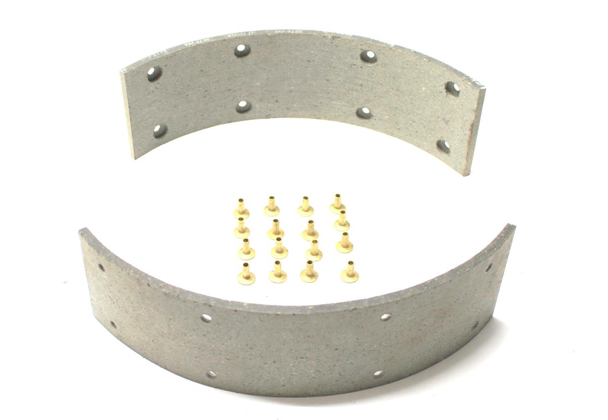 COM-5811 Parking Emergency Brake Shoe Lining Kit with Rivets M35A2 M54A2 M809