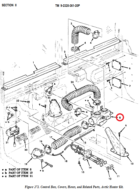 M35-261 | M35-261  Cab Heat  Defrost Duct Diverter (1).PNG