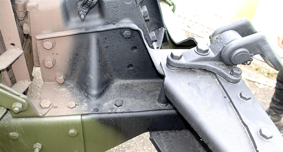 M35-677 | M35-678 M35 Front Winch Mounting Bracket Right Truck (2).JPG