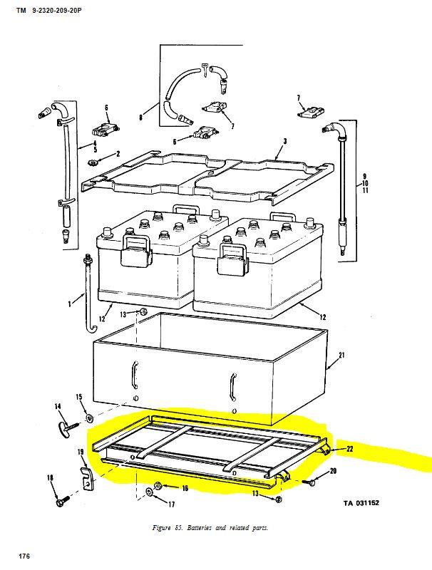 M35-815 | M35-815 Battery Box Support Retainer M35 Dia (1).JPG