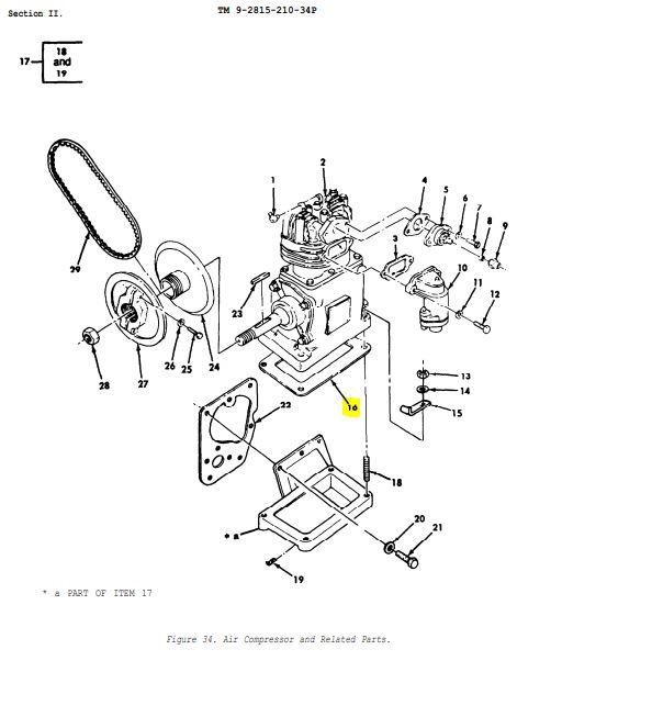 M35-848 | M35-848  Air Compressor To Gasket Bracket (7).JPG
