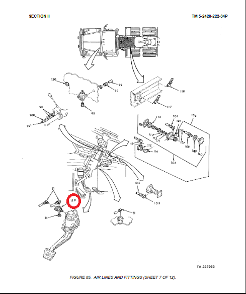 M9-6218 | M9-6218 M915A1 Air Brake DC-4 Double Check Valve (1).png