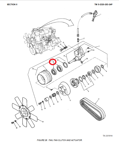 M9-6219 | M9-6219 M915A1 Inner Fan Clutch Bearing Set.png