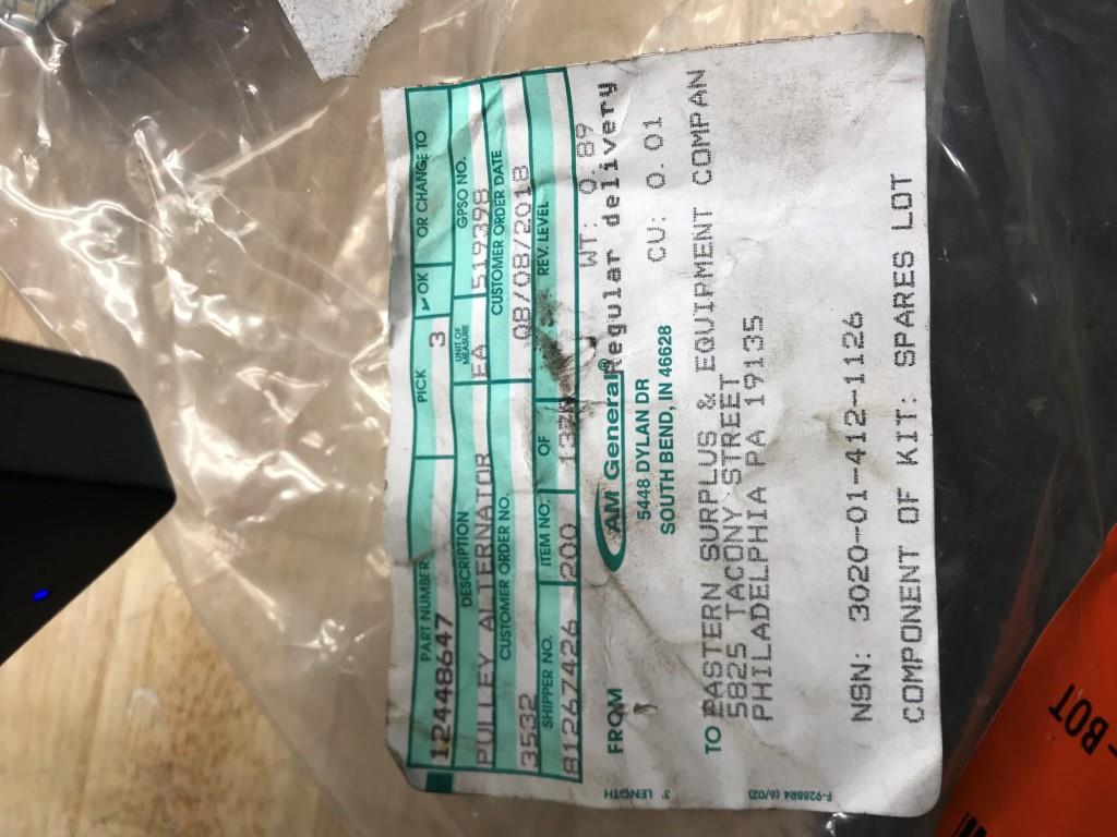 MA3-677 | MA3-677  M35A3 Series Alternator Pulley (4).jpg