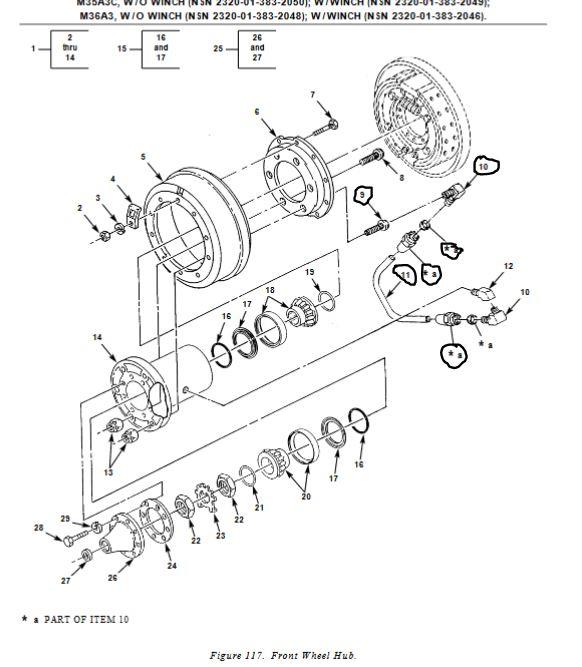 MA3-719 | MA3-719  CTIS Wheel Hub Tube With Bolt.JPG