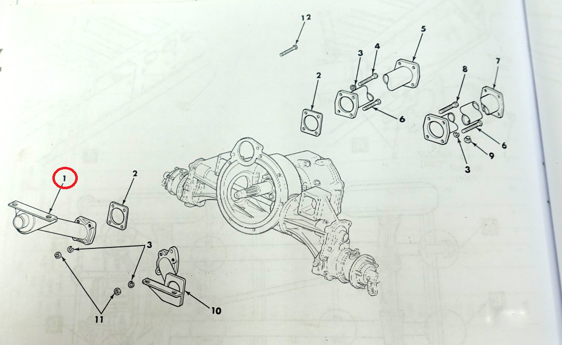 MU-136 | MU-136 Rear Driver Side Frame Tube Mule M274 USED (7) (Large).png