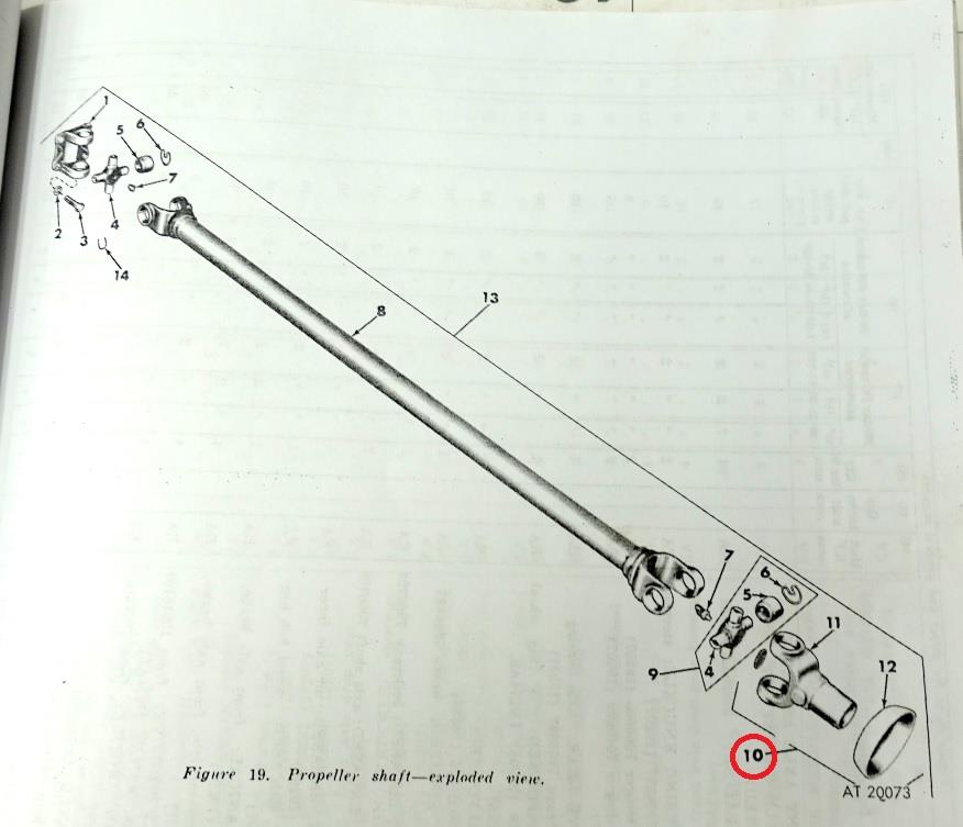 MU-154 | MU-154 Drive  Propeller Shaft Yoke Mule 274 NOS (1).jpg