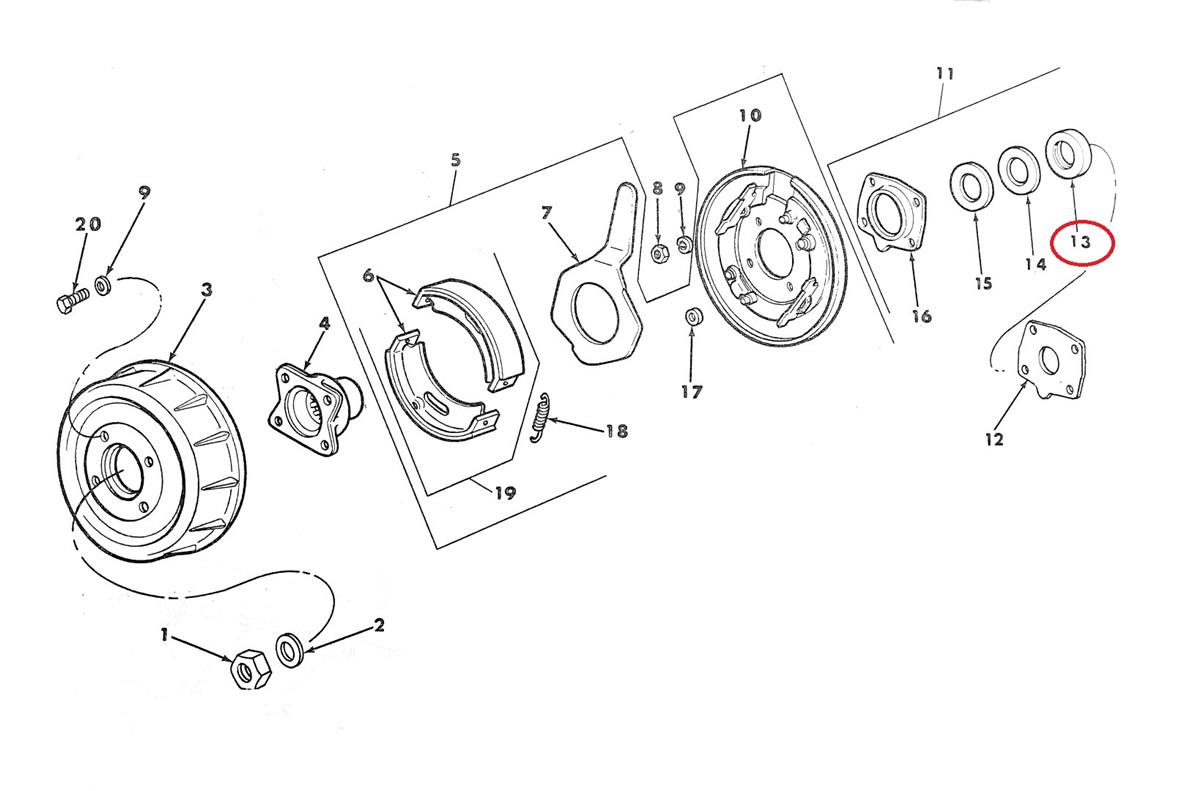 MU-155 | MU-155 Front Axle Oil Seal Mule M274 NOS (9).JPG