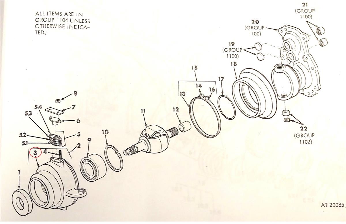 MU-167 | MU-167 Left Rear and Right Front Steering Knuckle Mule M274 NOS (1).jpg