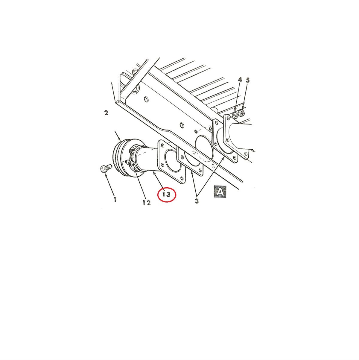 MU-198 | MU-198 Air Intake Tube Mule M274 Parts Diagram (Large).JPG
