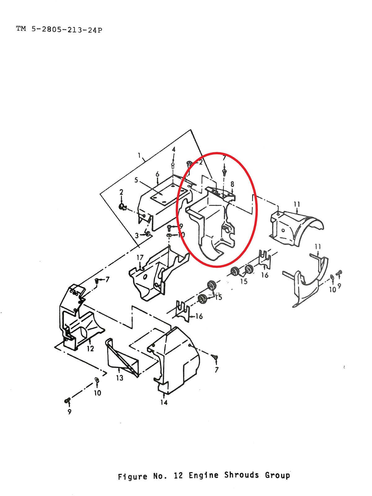 MU-323 | MU-323 Shroud NO2 Rear Shroud Assembly (12).jpg