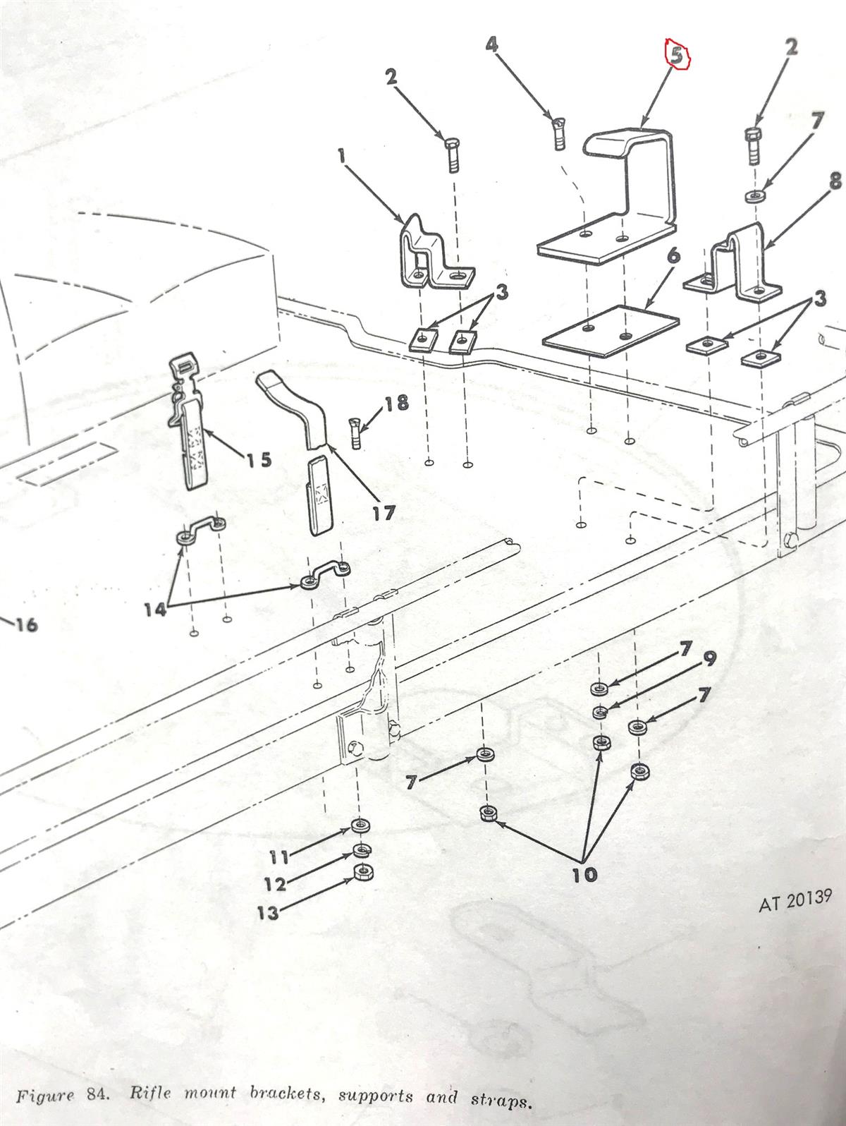 MU-435 | MU-435  Rifle Mount Bracket Mule M274  (6).jpg
