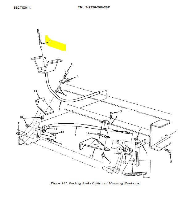5T-2081 | Parking Brake Control Push Pull Assembly dia1.JPG