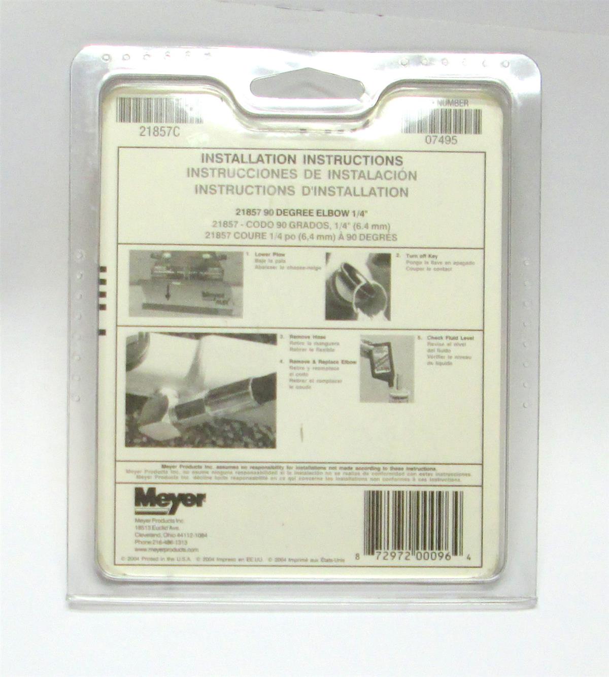 SNOW-001 | SNOW-001 90 Tall Elbow Pipe Thread Power Angle Cylinder Plow Pump Hose (1).JPG