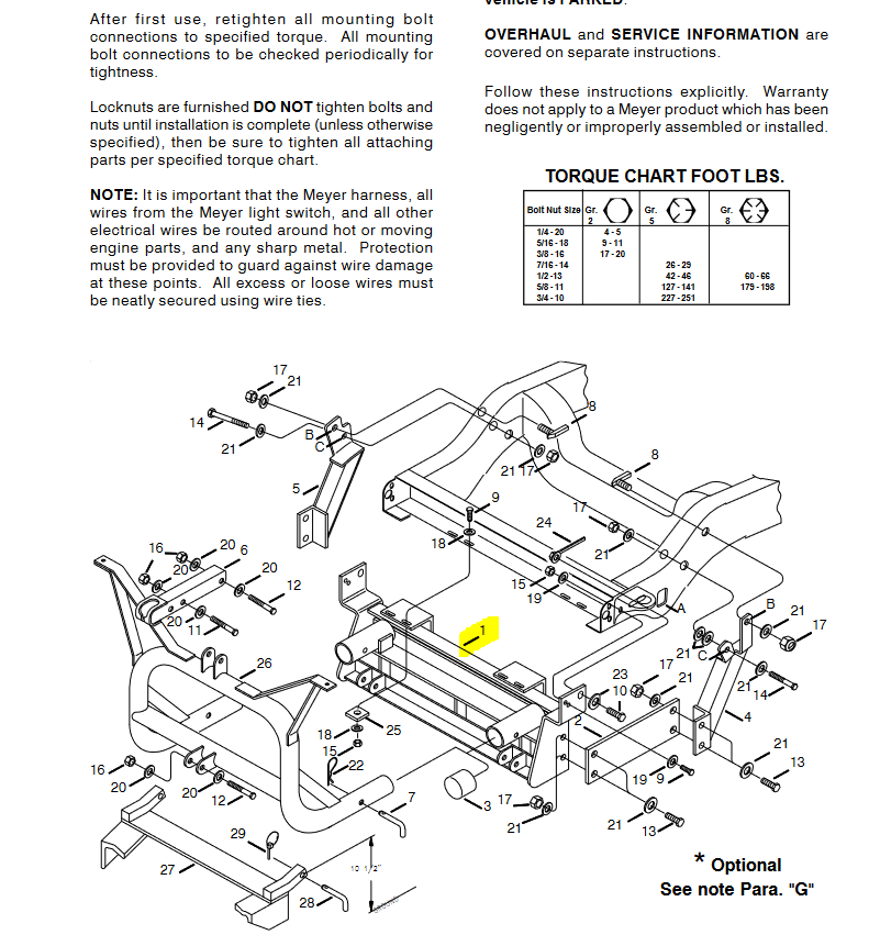 SNOW-061 | SNOW-061 Meyer Snow Plow Mounting Clevis Frame Meyer Snow Plow Dia (2).JPG