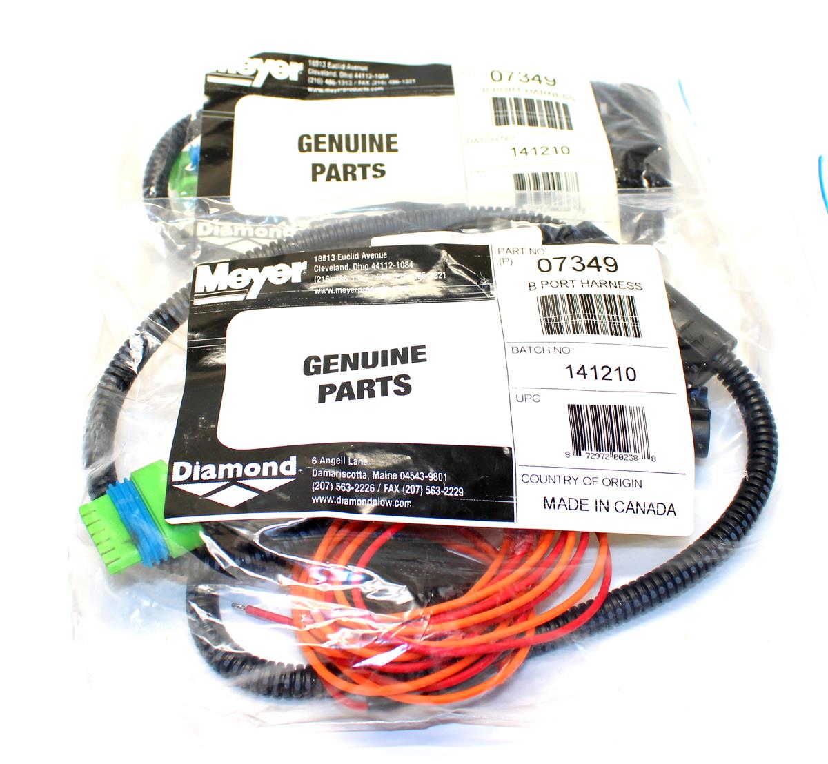 SNOW-070 | SNOW-070 GMC Z88 Utility Saber Headlight Adapter Kit Meyer Snow Plow  (10).JPG