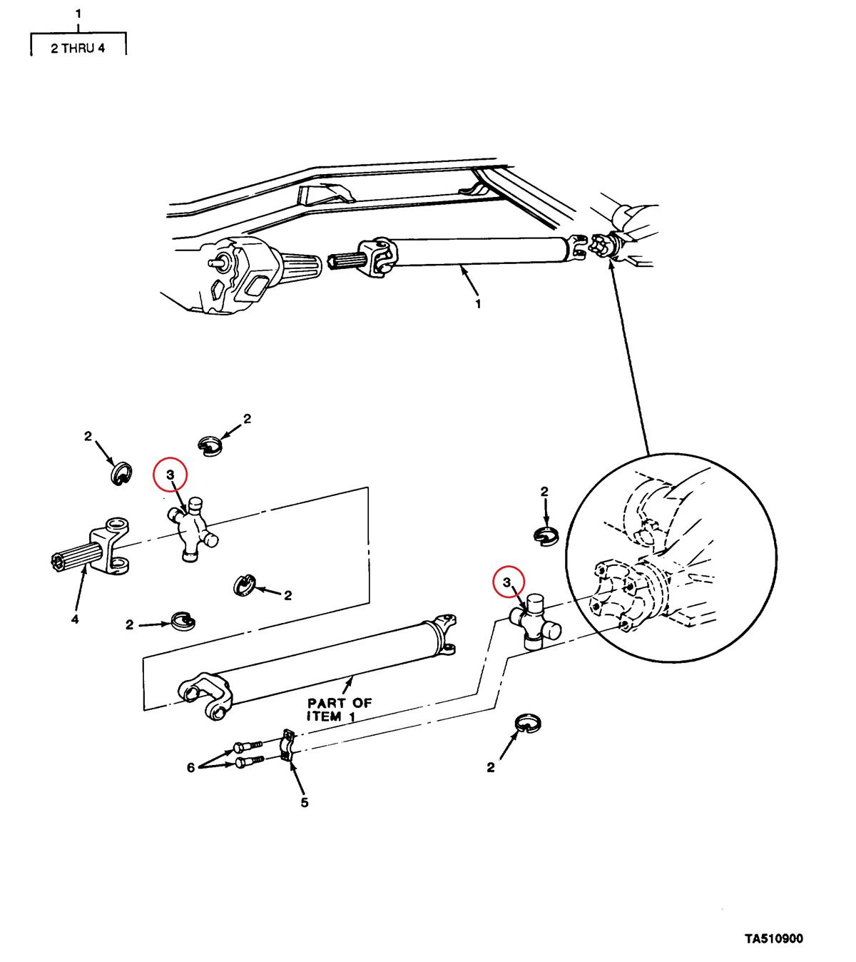 SP-1652 | SP-1652 CUCV U joint Diagram item 3.jpg