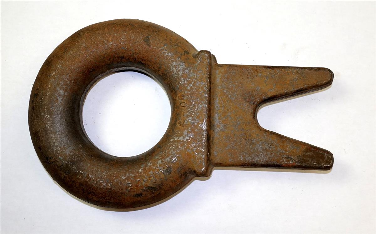 SP-1963 | SP-1963 Wallace Forge Model 0-51FT Weld On Fish Tail Tow Ring for Commercial Trucks NOS (7).JPG