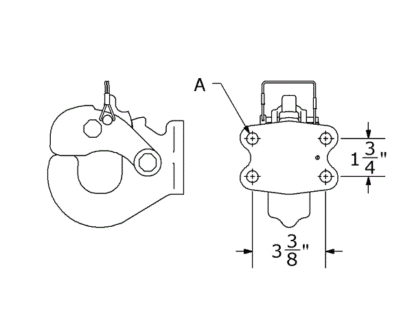 SP-1966 | SP-1966 Wallace Forge 15 Ton Rigid Mount Pintle Hook for Commercial Trucks NOS (1).gif
