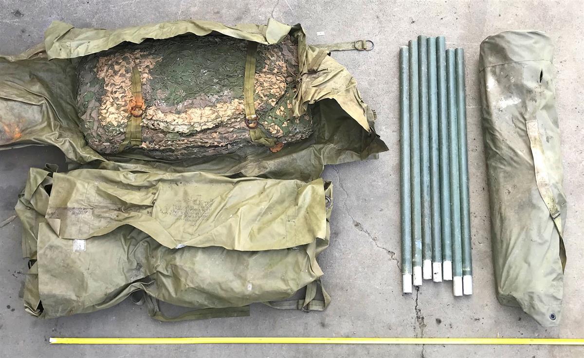 SP-2088 | SP-2088 Lightweight Camouflage Screen System Woodland Radar Scattering Type 2 Kit (10) (Large).JPG