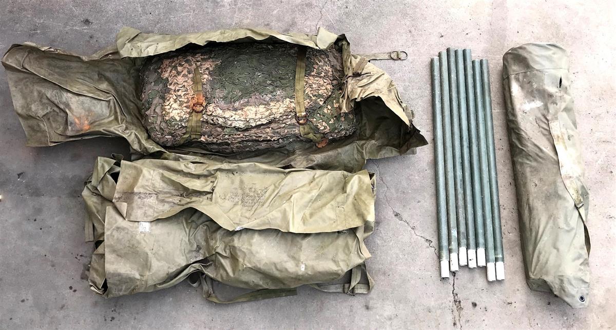 SP-2088 | SP-2088 Lightweight Camouflage Screen System Woodland Radar Scattering Type 2 Kit (7) (Large).JPG