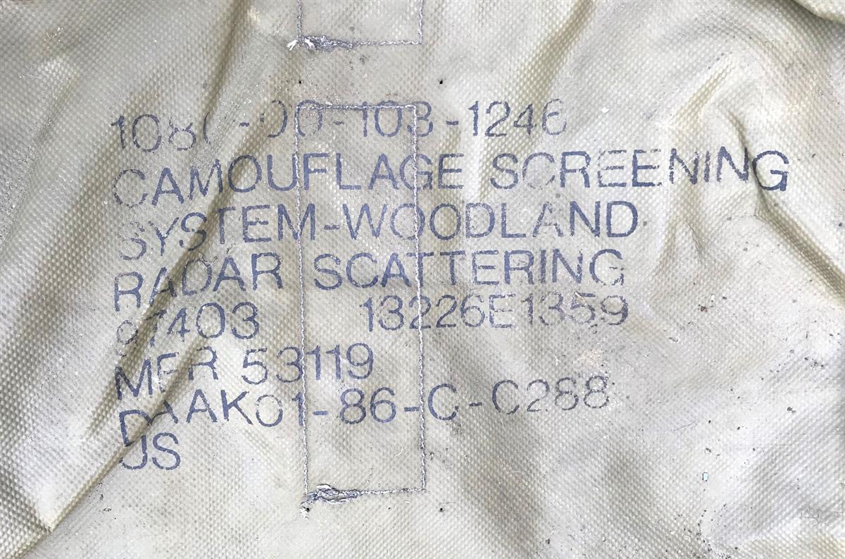 SP-2088 | SP-2088 Lightweight Camouflage Screen System Woodland Radar Scattering Type 2 Kit (8) (Large).JPG
