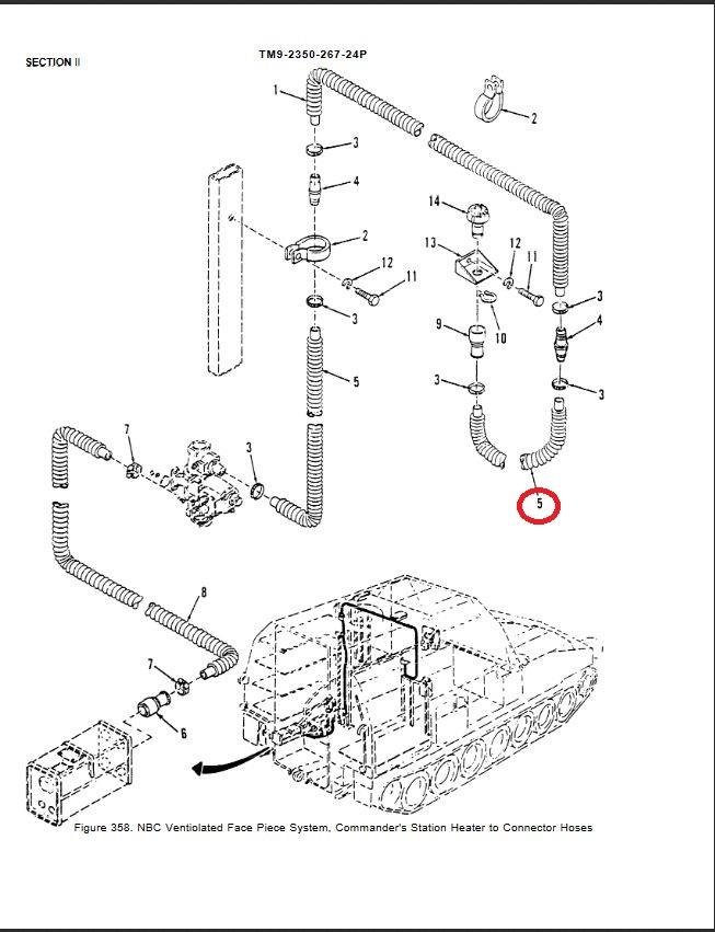SP-2214 | SP-2214 NBC Ventilate Face Piece System Air Duck Hose (6).JPG