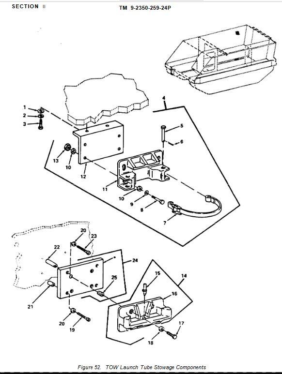 SP-2405 | SP-2405 Angle Bracket TOW Launch Tube Kit Dia1.JPG
