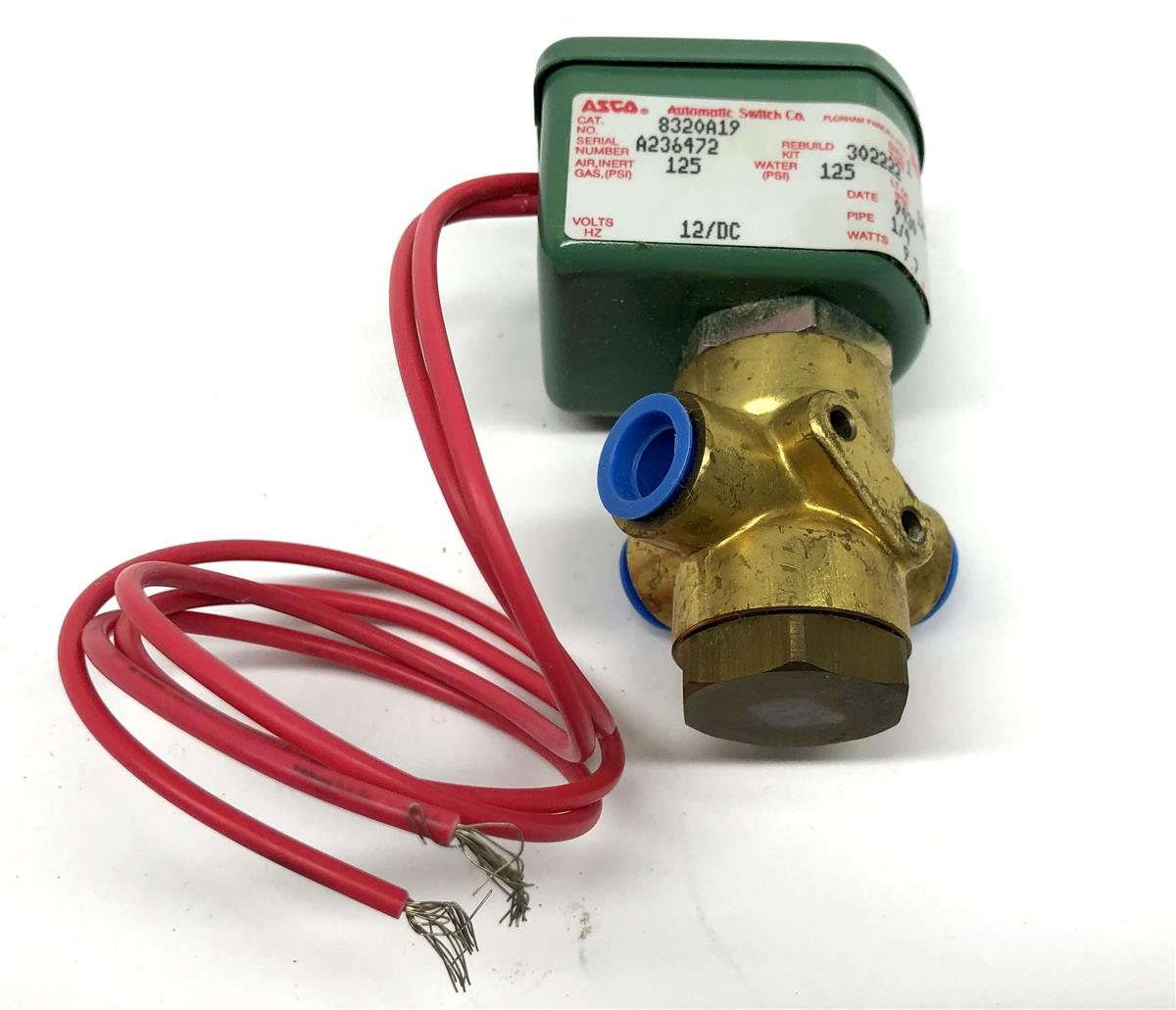 SP-2732 | SP-2732 12V ASCO Red Hat 3 Way Solenoid Valve  (6).JPG
