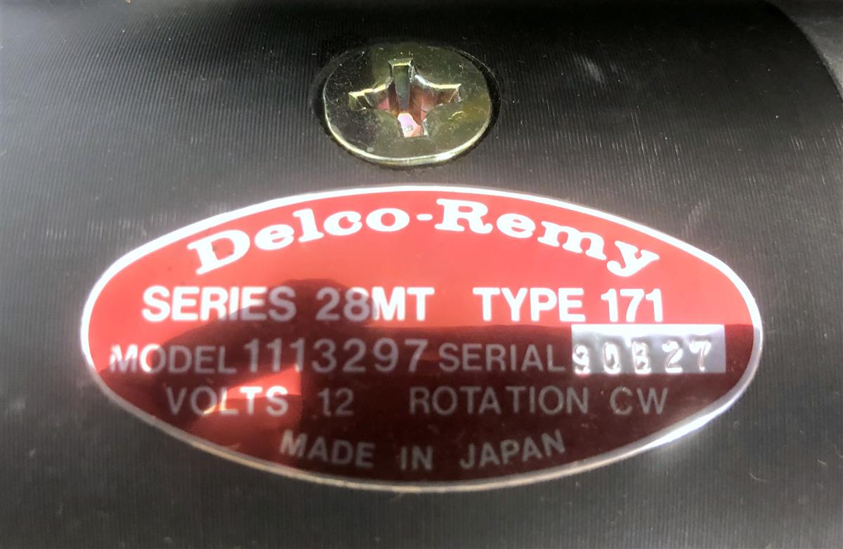 SP-2791 | SP-2791 Delco Remy 12 Volt 10 Tooth Starter (3).JPG