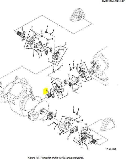 SP-2944 | SP-2944 Yoke Universal Joint Vehicular M730 dia1.jpg