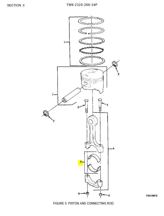 SP-2966 | SP-2966 Pistons and Connecting Rods Half Sleeve Bearing CUCV HMMWV Dia(1).JPG