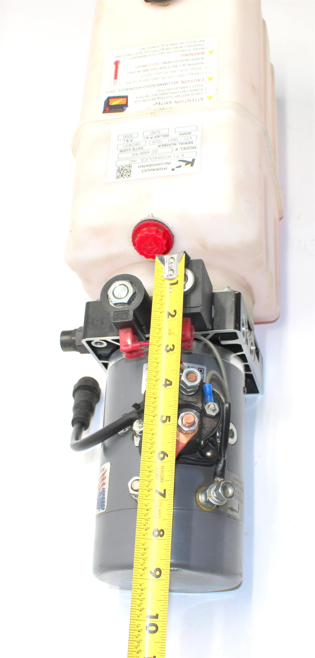 SP-2988 | SP-2988 6 Quart 12V KTI Double Acting Hydraulic Pump Kit (9).JPG