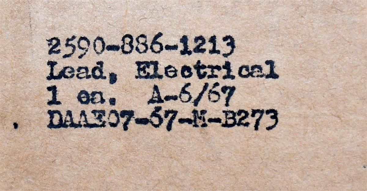SP-558 | SP-558  Cable Special Purpose Electrical Howitzer M-109 Series M-60 Series (5).JPG