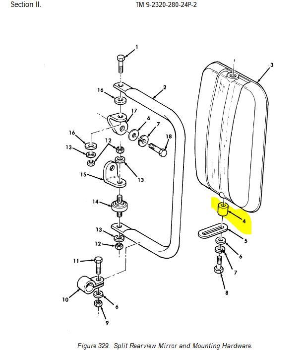 HM-1883 | Sleeve Spacer Side View Mirror Assembly Dia1.JPG