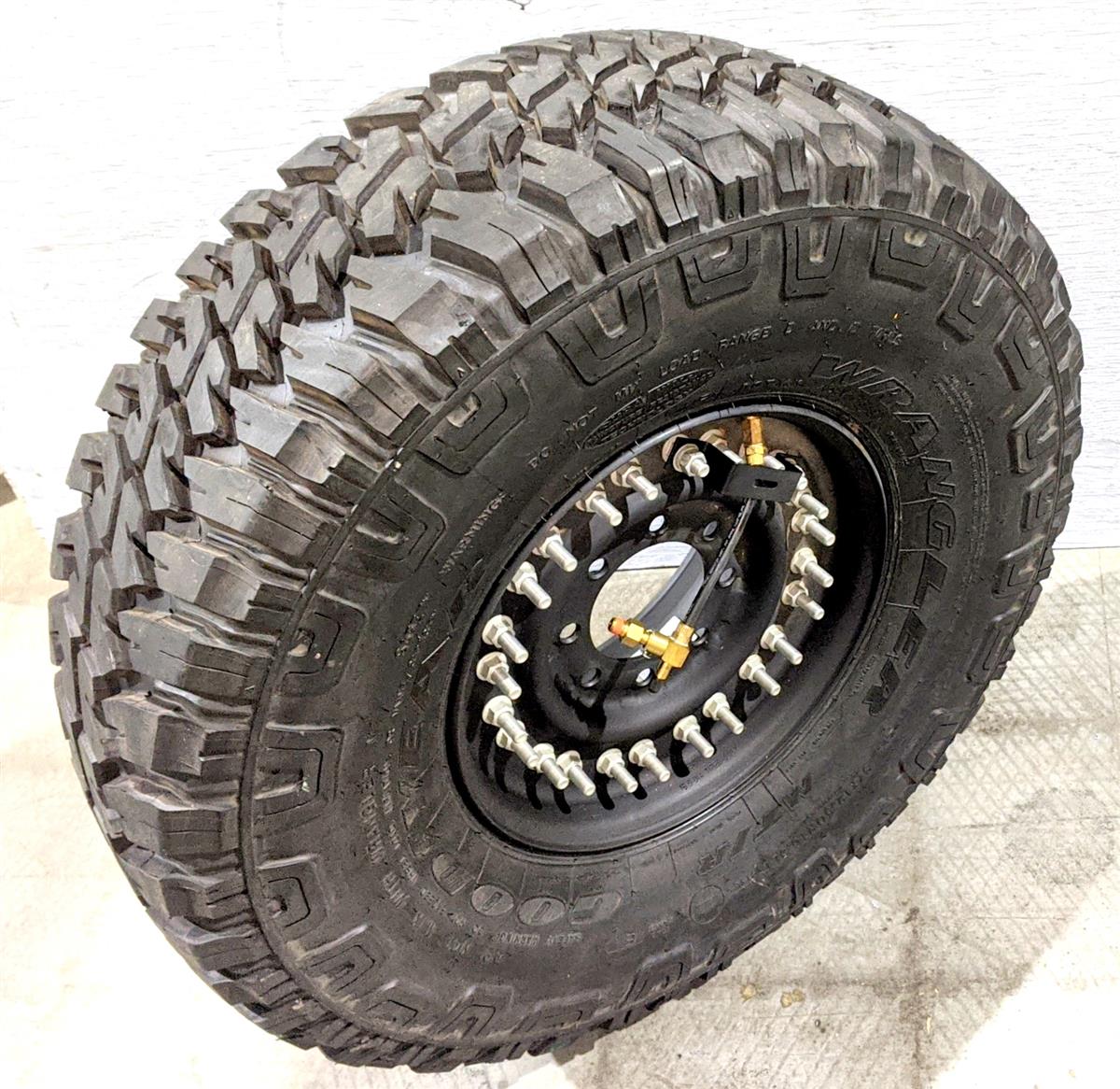 TI-1835 | TI-1835 Goodyear Wrangler MTR 37x12.50R16.5LT Tire Mounted on 24 Bolt Rim with CTIS - 100 Tread H (9).jpg