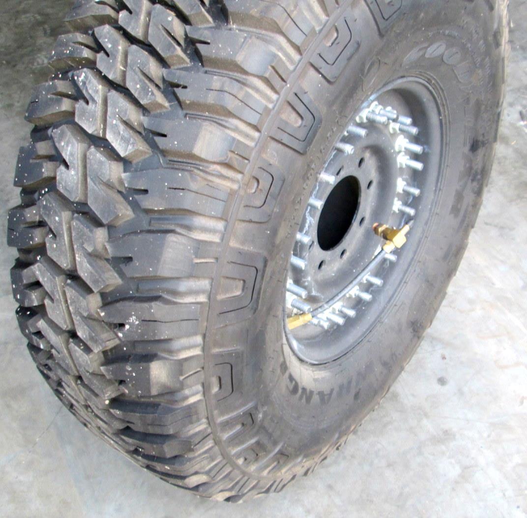 TI-1836 | TI-1836 Goodyear Wrangler MTR 37x12.50R16.5LT with Rim CTIS USED 90 Tread (1).JPG