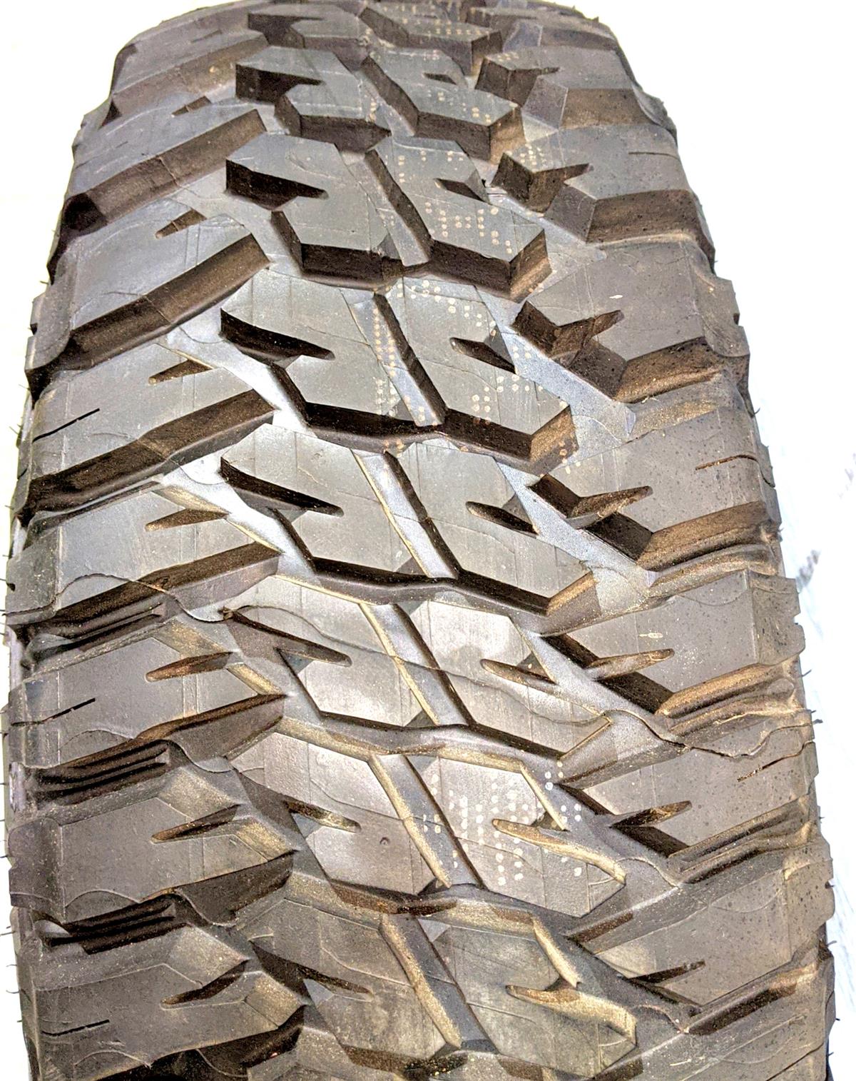 Goodyear Wrangler MT/R 37x12.50R16.5LT Mounted on 24 Bolt Rim 100% Tread