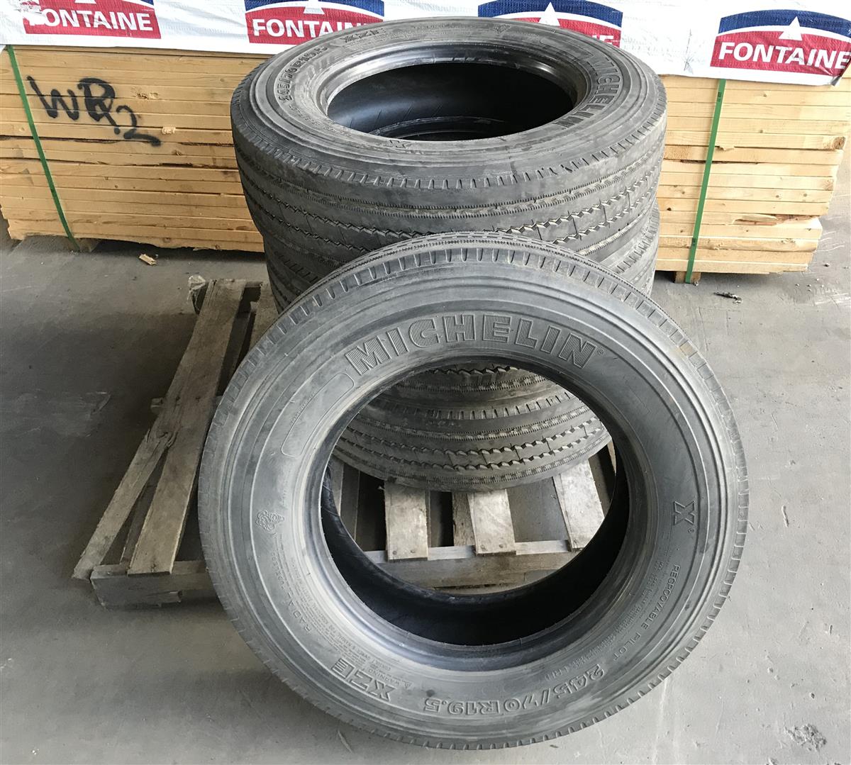 TI-678 | TI-678  Michelin XZE 24.570R19 Tire Used (4 Lot Sale) (6).jpg