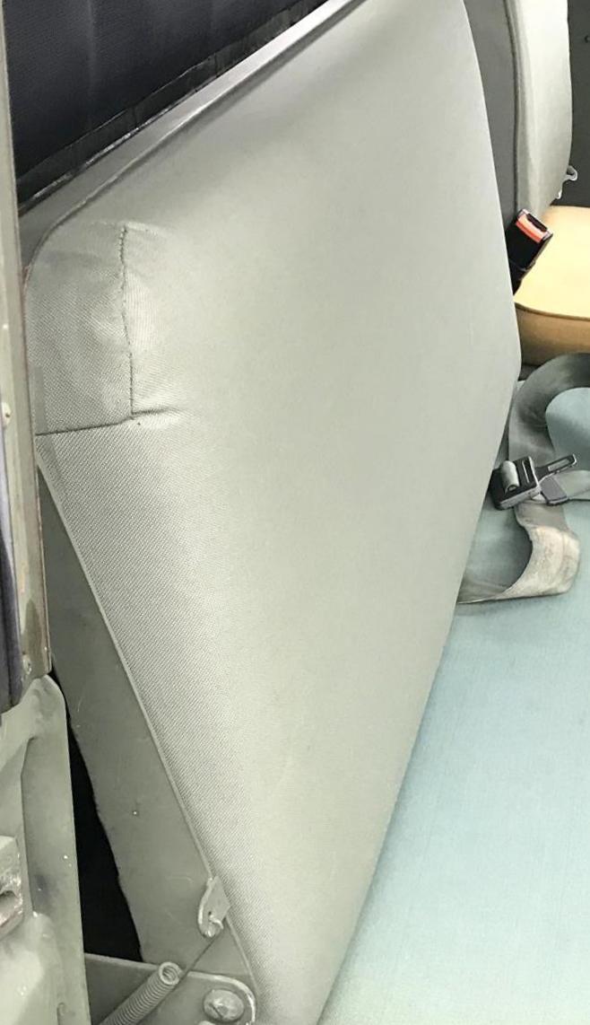 9M-790 | cropped-9M-790 Passenger Bench Seat back Cushion Green Canvas (11111123).jpg