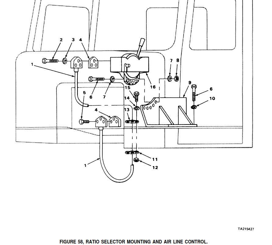 M9-6131 | m9-6131 CAT 7155 Air shift hose.JPG