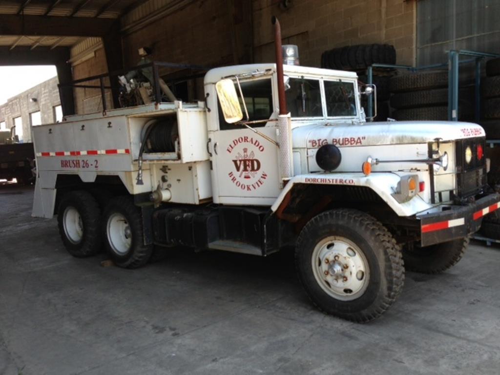 M45A2, 2 1/2 TON, 6X6 FIRE TRUCK