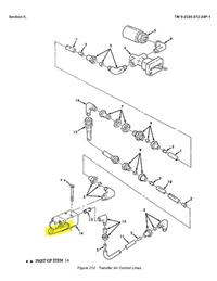 SP-8003 | SP-8003 Parking Brake and Transfer Case Lock Switch Actuator Rod M939 DIA.JPG