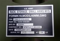 SP-1795 | 1095-01-216-9295 Small Arms Storage Rack M15 for MK19 Grenade Machine Gun NOS (4).JPG