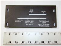 HM-847 | 2510-01-276-5058 AC and Heater Control Cover Panel for M997 HMMWV NOS (2).JPG